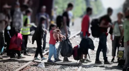 Refugiados migran a Europa