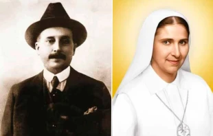 Imágenes oficiales de los santos venezolanos José Gregorio Hernández y Carmen Rendiles. Crédito: Vatican Media.