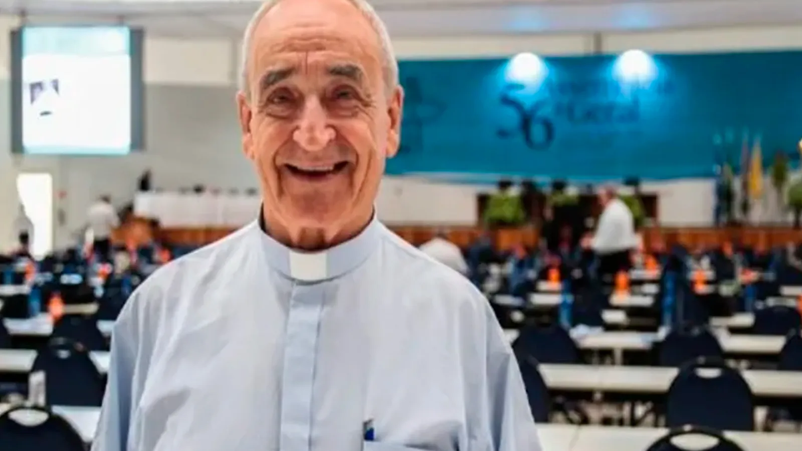 Monseñor José Luis Azcona en la 56ª asamblea general de la CNBB en Aparecida (San Pablo) en 2018.?w=200&h=150