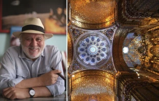 José Luis López-Linares, director de la película "Hispanoamérica" / Una de las iglesias que aparece en la cinta. Crédito: Difusión.