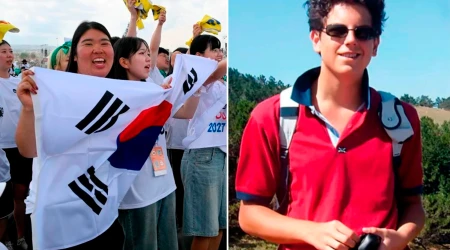 Peregrinos coreanos en Roma para el Jubileo de los Jóvenes - San Carlo Acutis.