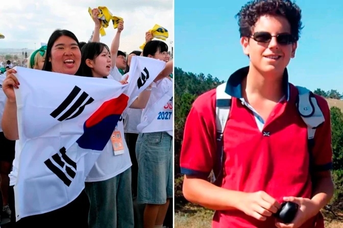 Peregrinos coreanos en Roma para el Jubileo de los Jóvenes - San Carlo Acutis.