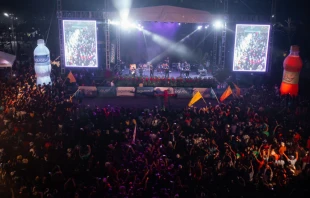 30.000 jóvenes se reunieron en la Jornada Nacional de la Juventud Crédito: Pastoral Juvenil Diócesis de Danlí