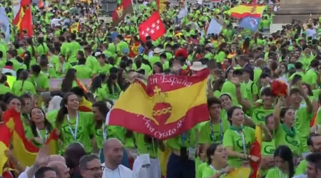 Jóvenes españoles en el Vaticano 01082025