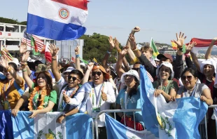 Jóvenes en la Jornada Mundial de la Juventud Lisboa 2023. Crédito: Flickr JMJ Lisboa 2023