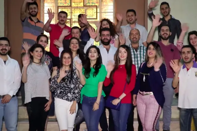 Jóvenes iraquíes envían conmovedor mensaje al Papa Francisco por el Sínodo [VIDEO]