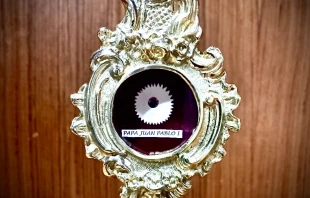 Reliquia del Beato Juan Pablo I. Crédito: Diócesis de Vitoria