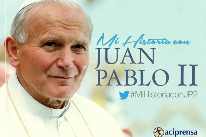 #MiHistoriaconJP2: Redes sociales se llenan de recuerdos del Papa Juan Pablo II 