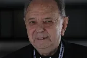 Mons. Juan María Uriarte, Obispo Emérito de San Sebastián (España).