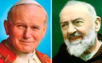 San Juan Pablo II y el Padre Pío