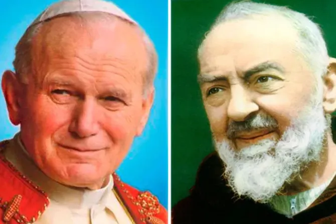 San Juan Pablo II y el Padre Pío 20092023