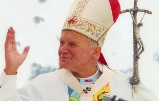 El Papa San Juan Pablo II. Crédito: Gregorini Demetrio CC BY-SA 3.0