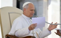 El Papa León XIV durante su catequesis de este sábado con motivo del Jubileo de los Operadores de Justicia.