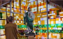 Santuario de San Judas Tadeo en la Ciudad de México.