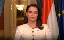 Katalin Novak en el mensaje en el que renuncia al cargo de presidente de Hungría.