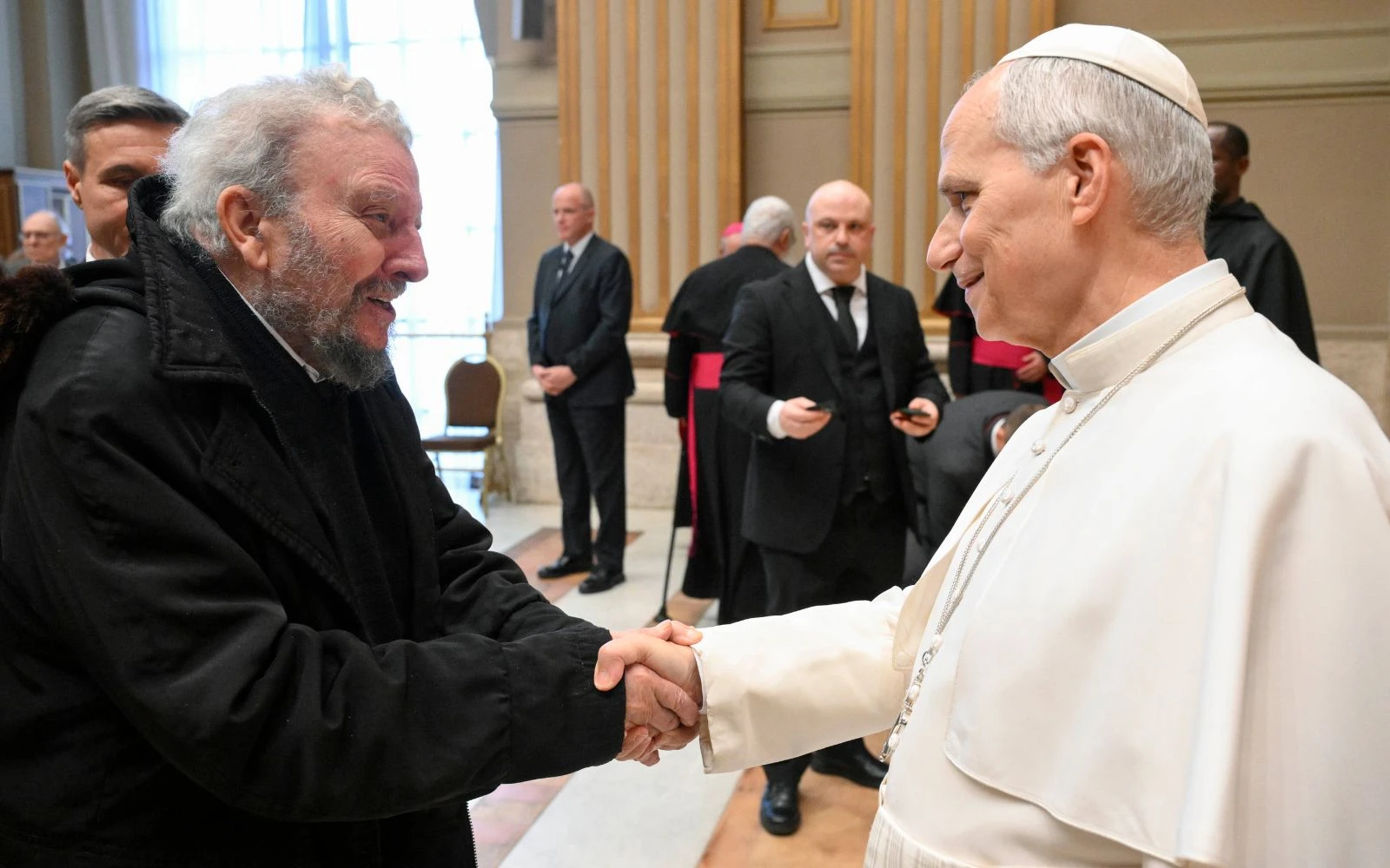 El Papa León XIV saluda a Kiko Argüello este 19 de enero?w=200&h=150