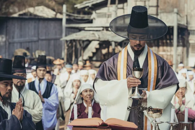 Fotograma de 'Nacimiento' película que narra la vida y martirio del sacerdote coreano San Andrés Kim.