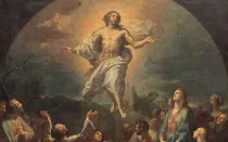 La Ascensión del Señor, pintura de Francisco Bayeu en el Museo del Prado