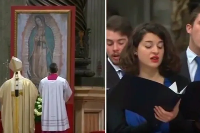 VIDEO: La hermosa versión de "La Guadalupana" que sonó en la Basílica de San Pedro 