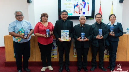 Miembros de las Obras Misionales Pontificias (OMP) en el Perú.