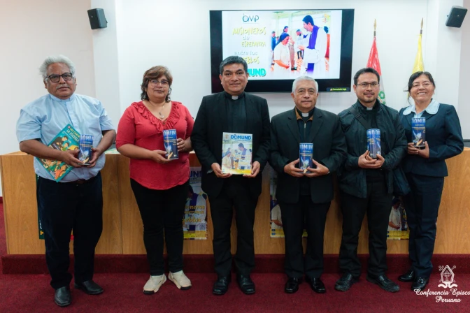 Miembros de las Obras Misionales Pontificias (OMP) en el Perú.