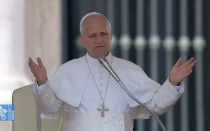 El Papa León XIV, al inicio de la Audiencia General celebrada el 17 de septiembre de 2025.