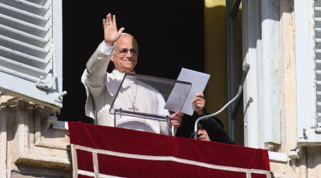 León XIV en el Ángelus