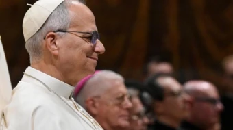 El Papa León XIV en el Concierto de Navidad de la Capilla Musical Sixtina, el sábado 3 de enero.