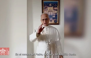 El Papa León XIV envió un video mensaje a las Iglesias particulares del Sur Global reunidas en el Museo Amazónico de Belém (Brasil), con ocasión de la conferencia de la ONU sobre el clima (COP30). Crédito: Captura de video / Vatican Media.