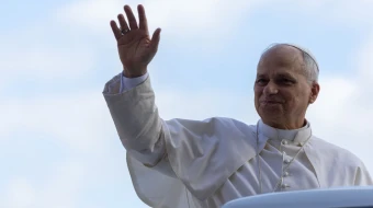 El Papa León XIV en la audiencia general que presidió en el Vaticano el 25 de octubre.