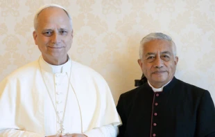 El Papa León XIV ha designado al sacerdote Guillermo Inca Pereda del Obispado Castrense del Perú como Capellán de Su Santidad. Crédito: CEP