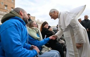 Papa León XIV en la audiencia general del 31 de diciembre de 2025. Crédito: Vatican Media