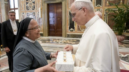 El Papa León XIV recibió el jueves 18 de septiembre a miembros de varias congregaciones religiosas.