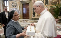 El Papa León XIV recibió el jueves 18 de septiembre a miembros de varias congregaciones religiosas.