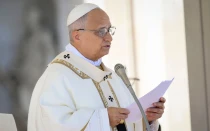 El Papa León XIV pronuncia su homilía en la Misa de la Solemnidad de Todos los Santos este 1 de noviembre.