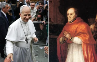 Papa Léon XIV y Santo Toribio de Mogrovejo. Crédito: Alessia Pierdomenico - Shutterstock