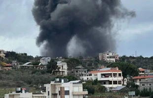 Bombardeos en el sur del Líbano. Crédito: Ayuda a la Iglesia Necesitada (ACN).
