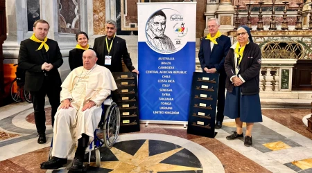 El Papa Francisco bendice las "13 llaves" del proyecto