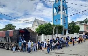 Ayuda entregada en Poza Rica, Veracruz Crédito: Cáritas Mexicana