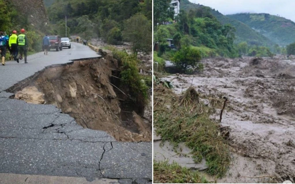 Parte de los daños en las vías de tránsito causados por las crecidas de ríos.?w=200&h=150