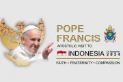 Logotipo de la visita del Papa Francisco a Indonesia