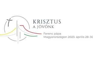 Logo del viaje del Papa Francisco a Hungru00eda. Cru00e9dito: Oficina de Prensa Santa Sede 