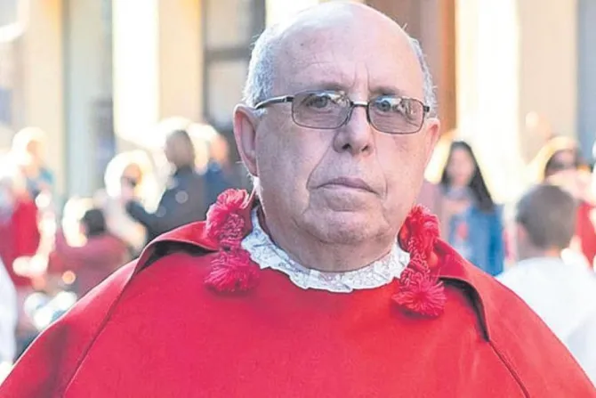 El P. Alfonso López Benito, canónigo emérito de la Catedral de Valencia (España).