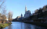 El Santuario de Nuestra Señora de Lourdes en Francia.