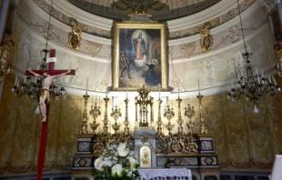 Interior del santuario de la Madonna dei Fiori. Crédito: Geobia / Wikimedia Commons / CC BY-SA 3.0).