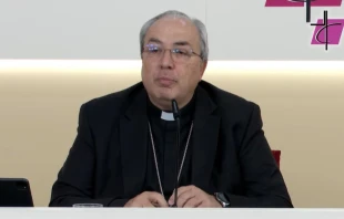 Mons. Francisco César García Magán, secretario general y portavoz de la Conferencia Episcopal Española. Crédito: CEE