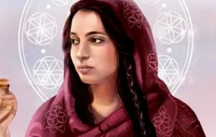 Ilustración de Santa María Magdalena. Crédito: Santuario de Magdala