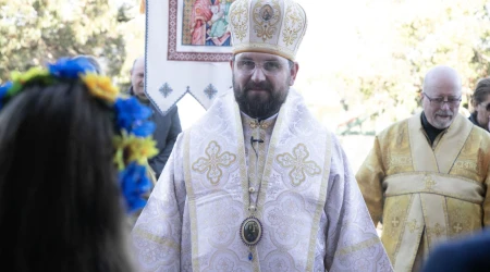 Mons. Maksym Ryabukha, Obispo greco-católico del exarcado de Donetsk, Ucrania