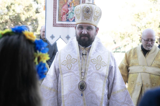 Mons. Maksym Ryabukha, Obispo greco-católico del exarcado de Donetsk, Ucrania