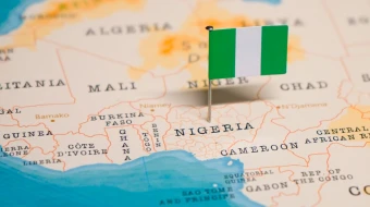 Mapa de Nigeria.